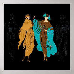 Poster Erté - Suite Metropolis, Sur L'Avenue