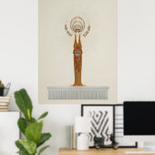 Poster Erté - Suite Mythes, Diana (Bureau à domicile)