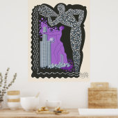 Poster Erté - Suite Zodiac, Aquarius (Cuisine)