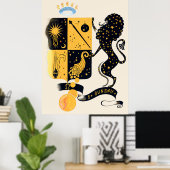 Poster Erté - Suite Zodiac, Leo (Bureau à domicile)