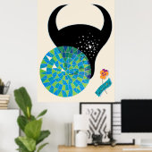 Poster Erté - Suite Zodiac, Taurus (Bureau à domicile)