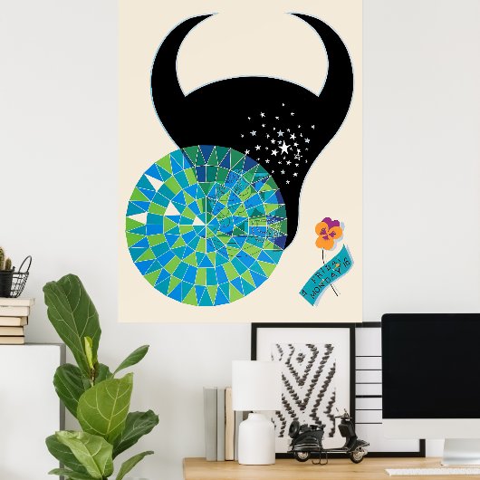 Poster Erté - Suite Zodiac, Taurus (Bureau à domicile)