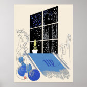 Poster Erté - Suite Zodiac, Virgo (Devant)