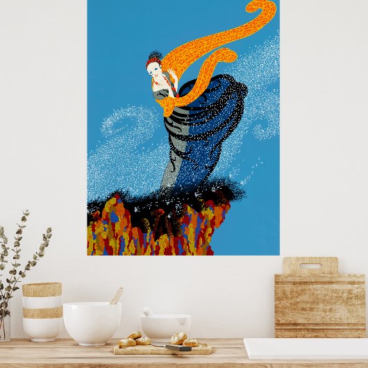 Poster Erté - Summer Breeze (Cuisine)