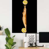 Poster Erté - The Letter J from the Alphabet Suite, 1976 (Bureau à domicile)