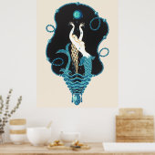 Poster Erté - The Precious Stones Suite, Sapphire, 1969 (Cuisine)