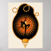 Poster Erté - The Precious Stones Suite, Topaz, 1969 (Devant)
