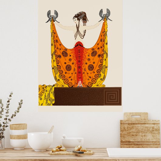 Poster Erté - Venus (Cuisine)