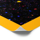 Poster Éruption colorée en poudre (Coin)