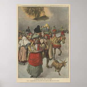 Poster Éruption du mont Etna