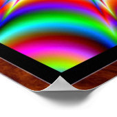 Poster Éruption du volcan des couleurs (Coin)