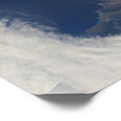 Poster éruption volcanique (Coin)