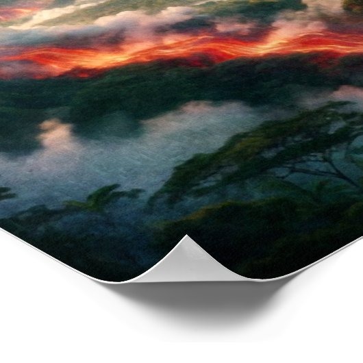 Poster Éruptions volcaniques (Coin)