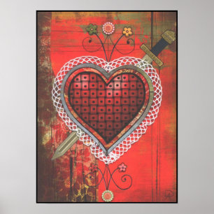 Poster Erzulie Dantor's Vèvè