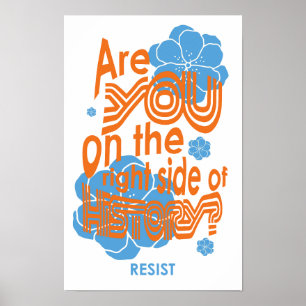 Poster Es-tu du bon côté de l'histoire