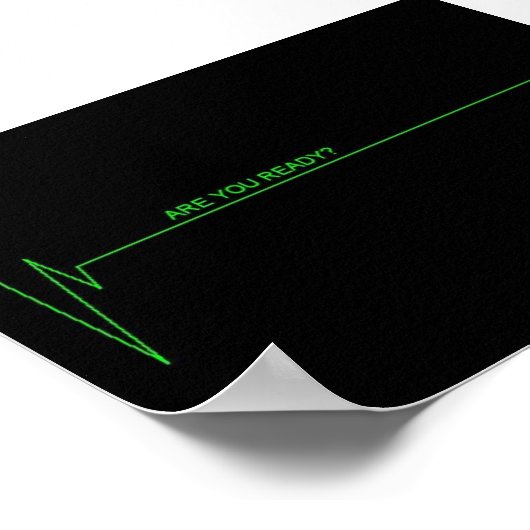 Poster Es-tu prête ? (Coin)