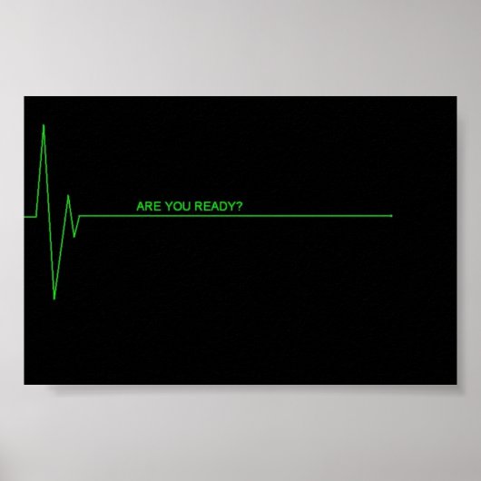 Poster Es-tu prête ? (Devant)