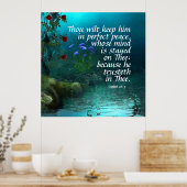 Poster Ésaïe 26:3 (Cuisine)