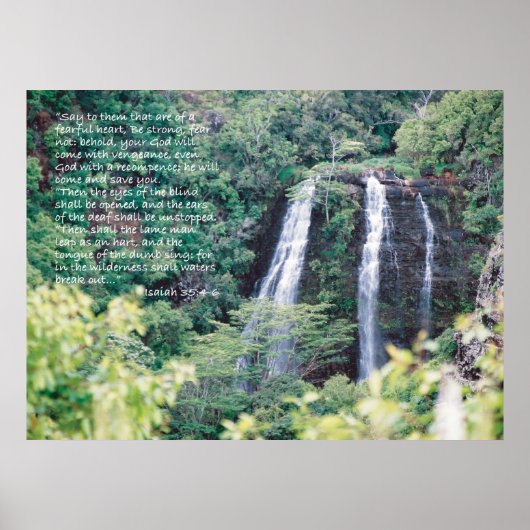Poster Ésaïe 35 (Devant)