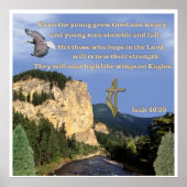 Poster Ésaïe 40:30-31 (Devant)