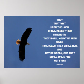 Poster Ésaïe 40:31