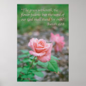 Poster Ésaïe 40:8 (Devant)