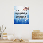 Poster Ésaïe 41:10 (Cuisine)