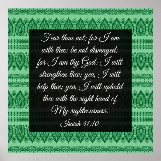 Poster Ésaïe 41:10 (Devant)