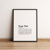 Poster Ésaïe 43:1-3 Ne pas craindre