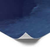 Poster Esaïe 43:2 Vagues océaniques (Coin)