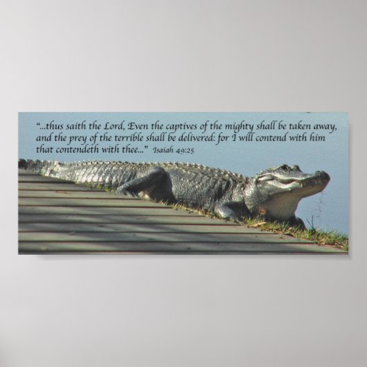 Poster Esaïe 49:25 (Devant)