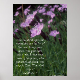 Poster Ésaïe 52:7