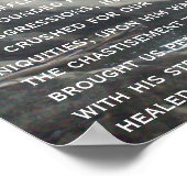 Poster Ésaïe 53:2-3 (Coin)