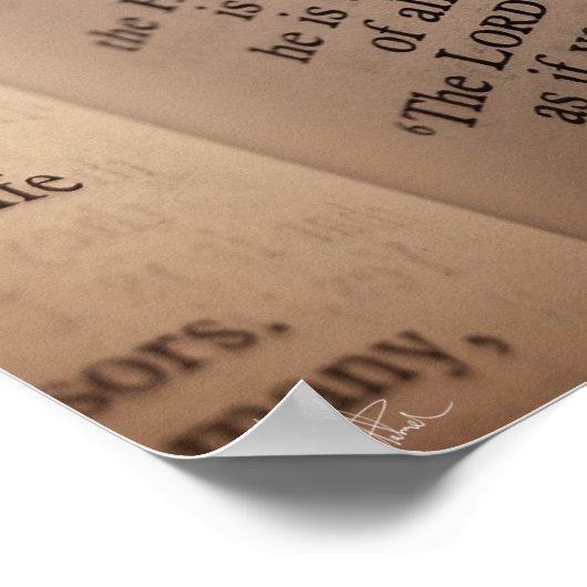 Poster Ésaïe 54:5 [Imprimer] (Coin)