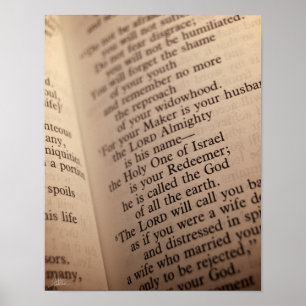 Poster Ésaïe 54:5 [Imprimer]