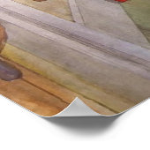 Poster Esbjorn Faire ses devoirs par Carl Larsson (Coin)