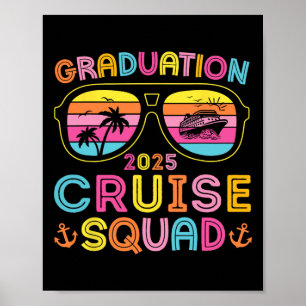 Poster Escadron de croisière 2025 pour aînés équipage de