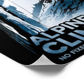 Poster Escalade alpine sans cordes fixes ni secondes chan (Coin)