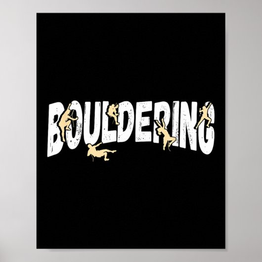 Poster Escalade Bloc (Devant)