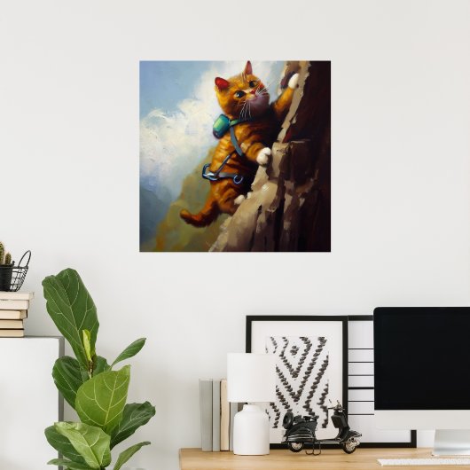 Poster Escalade Cat Rock (Bureau à domicile)