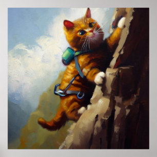 Poster Escalade Cat Rock