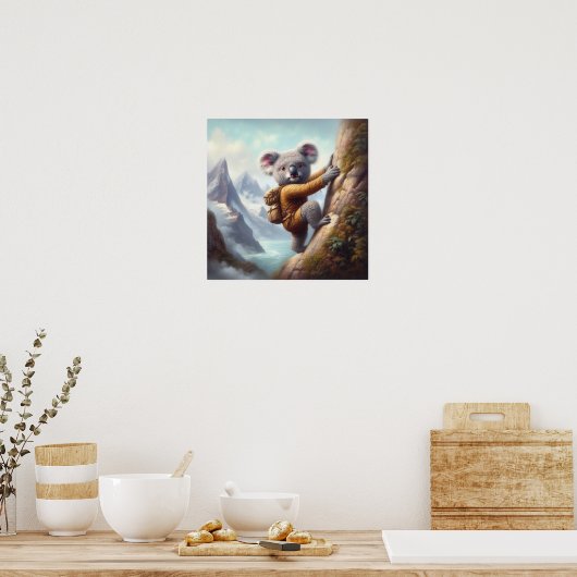 Poster Escalade de Koala Mountain (Cuisine)