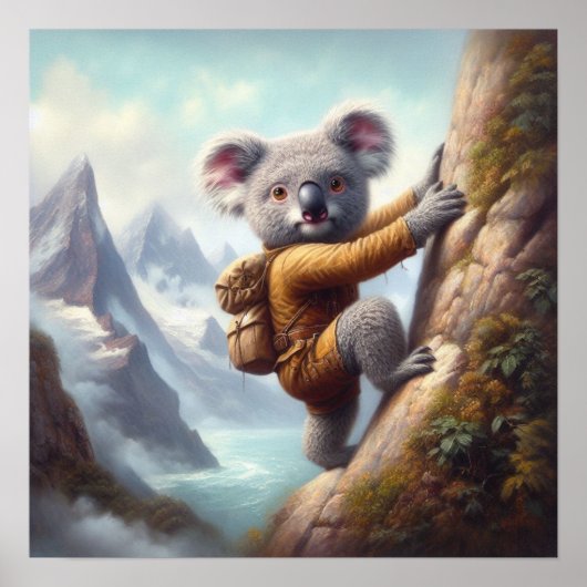 Poster Escalade de Koala Mountain (Devant)