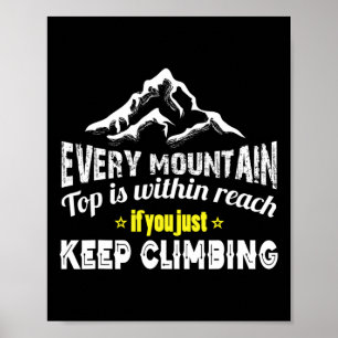 Poster Escalade de montagne