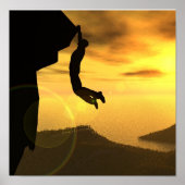 Poster Escalade de roche (Devant)