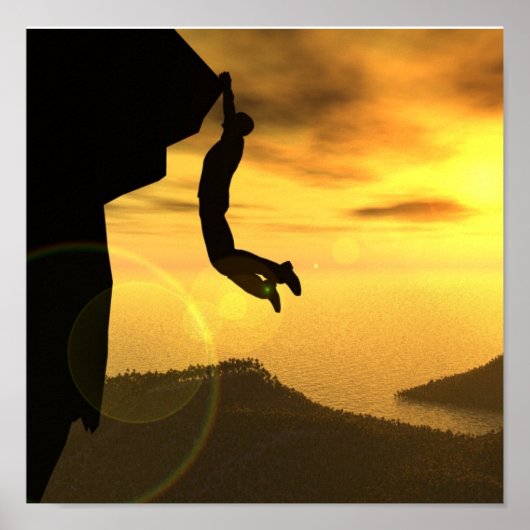 Poster Escalade de roche (Devant)