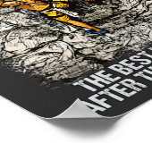 Poster Escalade de roche à atteindre pour le Sommet de la (Coin)