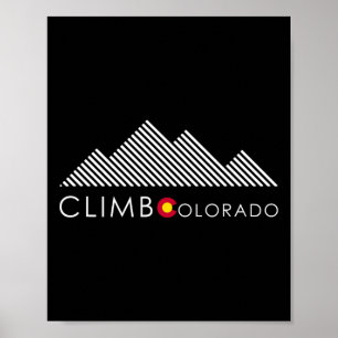 Poster Escalade de rochers au Colorado - Escalade Colorad