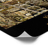 Poster escalade de vignoble (Coin)