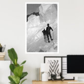 Poster Escalade Mont McKinley Alaska 1906 (Bureau à domicile)